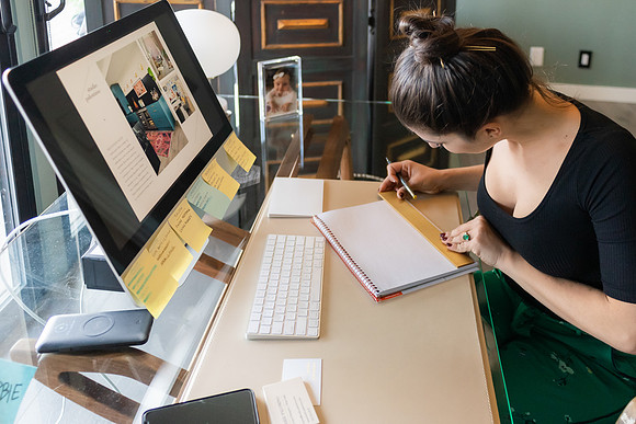 designer-working-at-desktop-computer-los-angeles