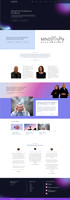 Completed MindMastery Accelerator website homepage presenting professional development programs, events and educational resources.