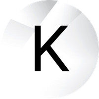 Circular letter K graphic used with the Senior Living Advocates website design case study.